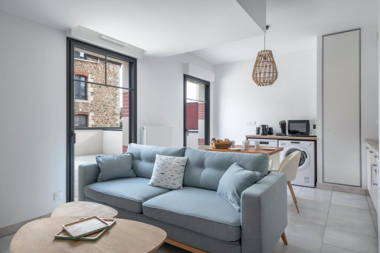 50M De La Plage, Bel Appartement Pour 4 Pleneuf-Val-Andre Bagian luar foto